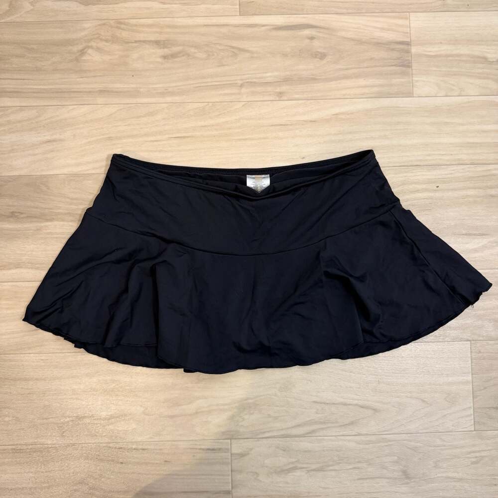 Lands' End Women's Black Swim Skort Size 8